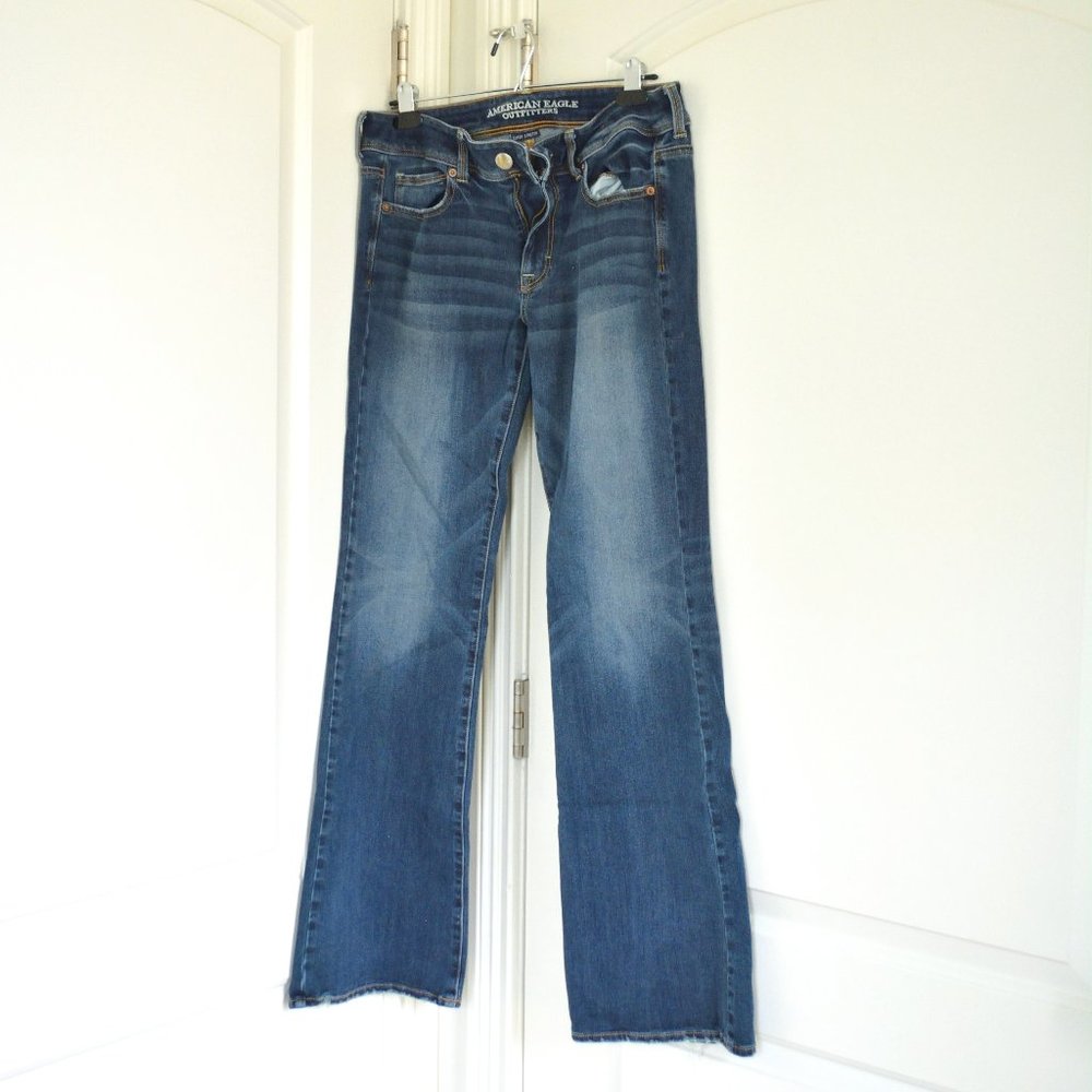 American Eagle kick boot/boot cut jeans, 12 Long